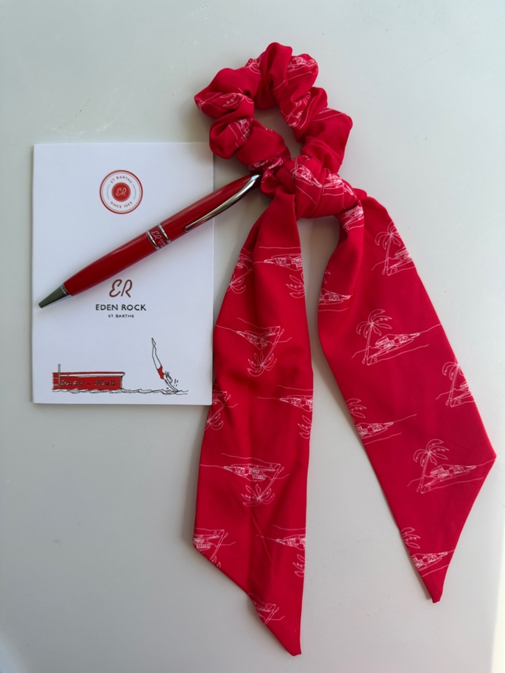 Eden Rock St Barths Accessories - Notepad, Pen & Scrunchie